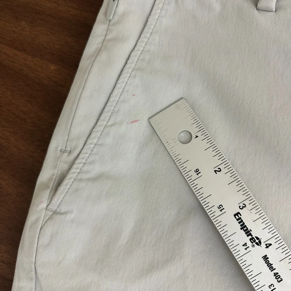 Birddogs Chino Pants Light Gray Cotton Stretch Lined Straight Leg Men 36x32 Read